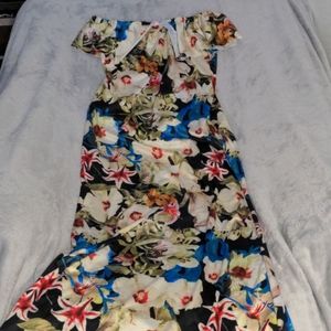 Off the Shoulder Floral Dress
